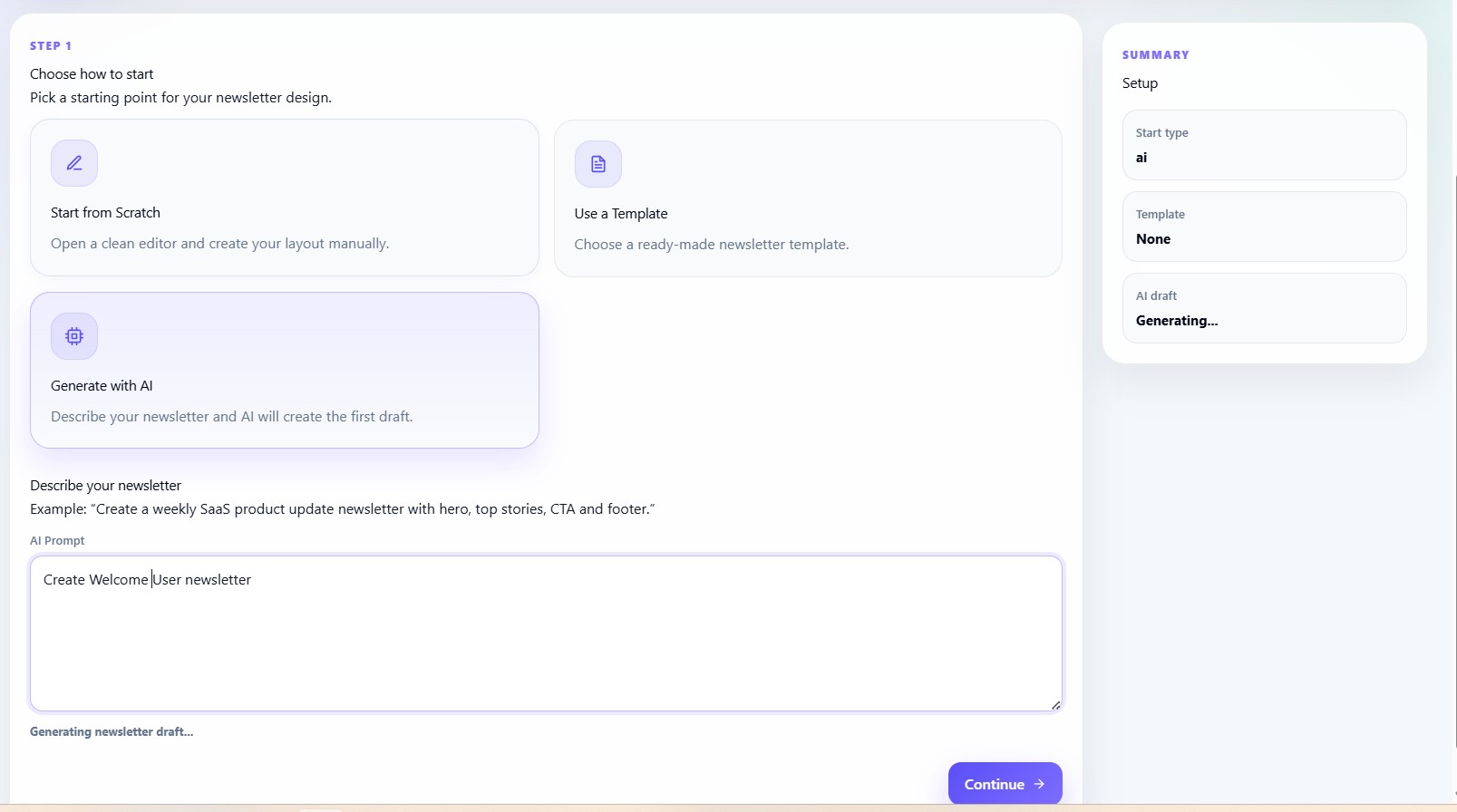 AI Newsletter Generation