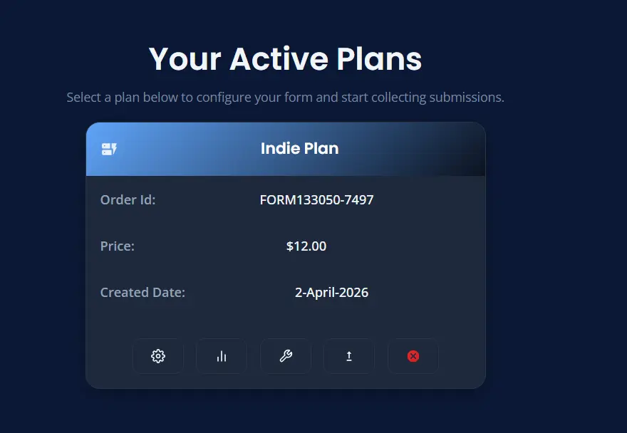 Plan after upgrade