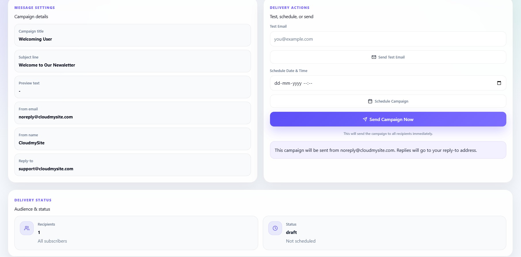 Campaign Review