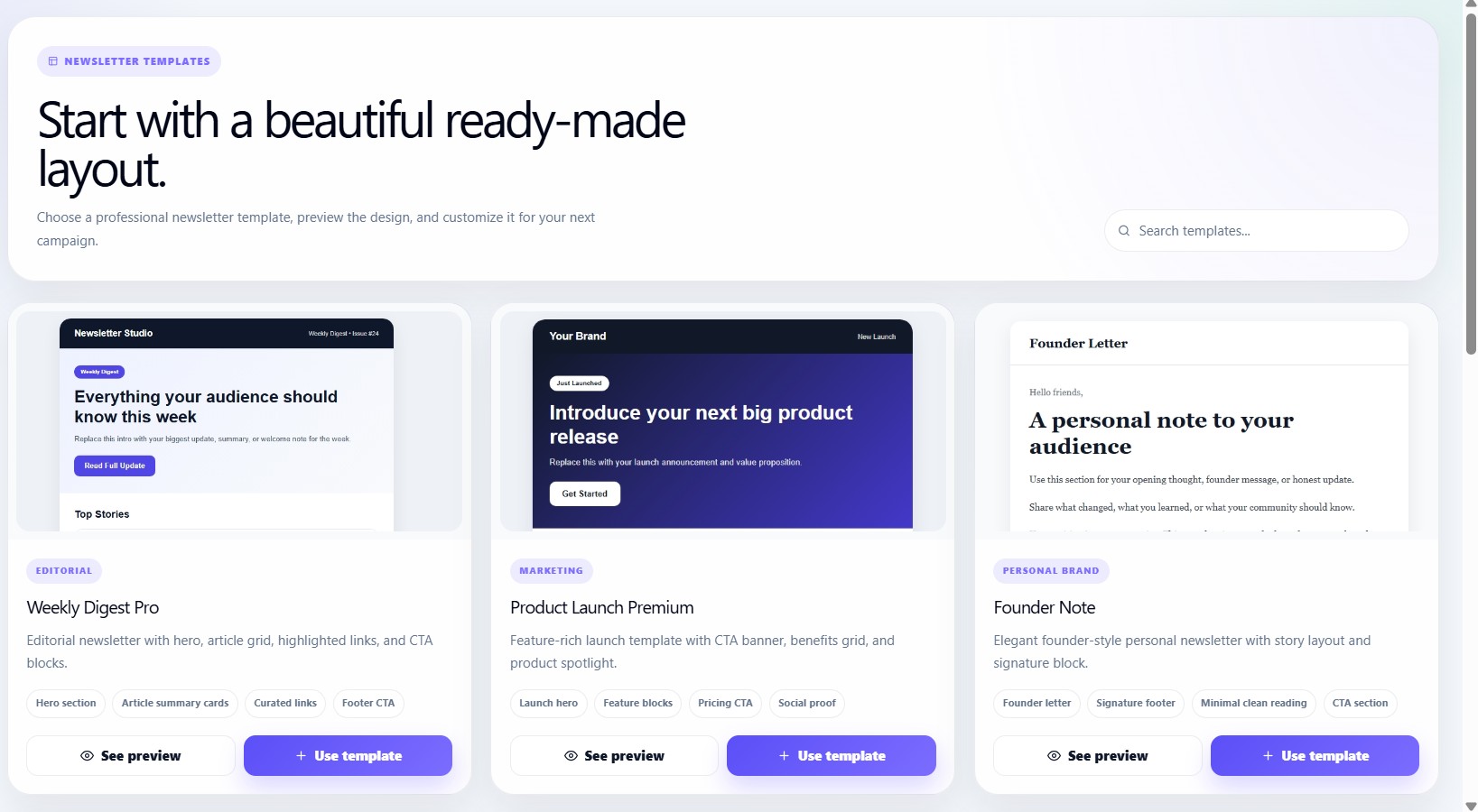 Newsletter Templates