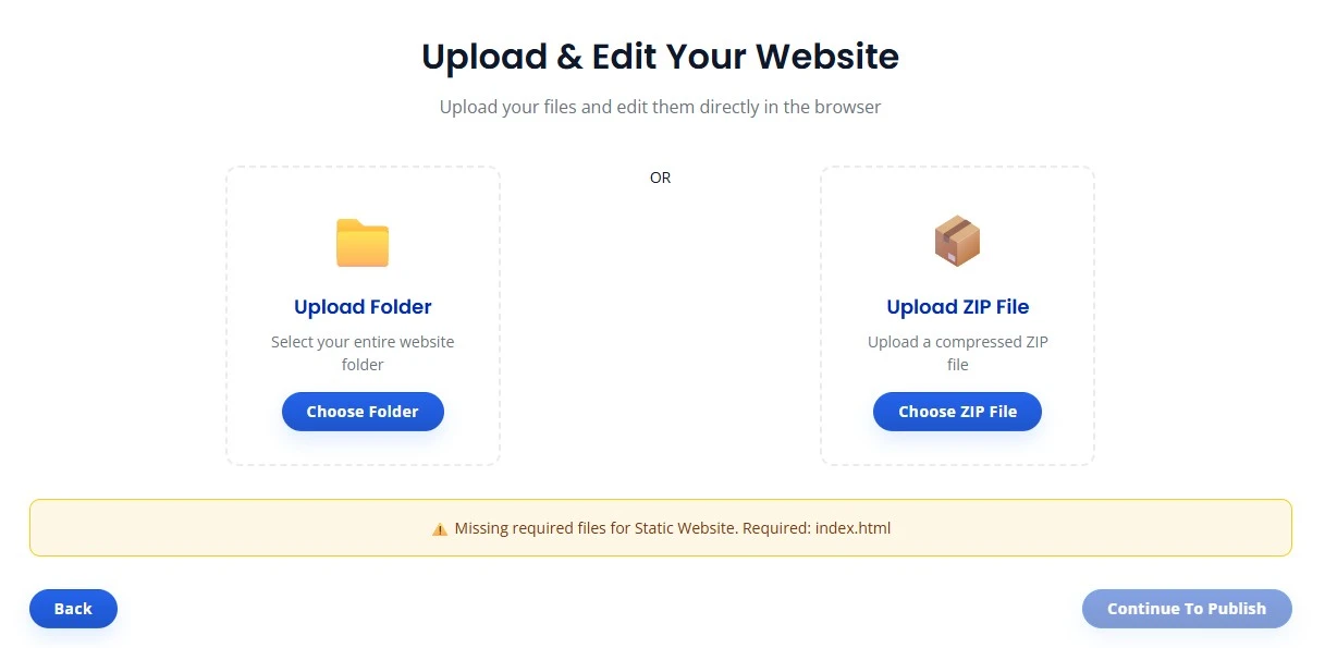 Upload Files